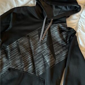 Nike Black Therma-Fit Hoodie with Grey Accents